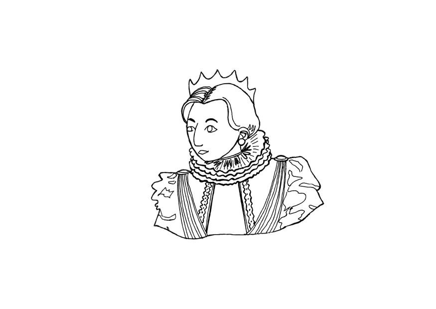 Coloring page king