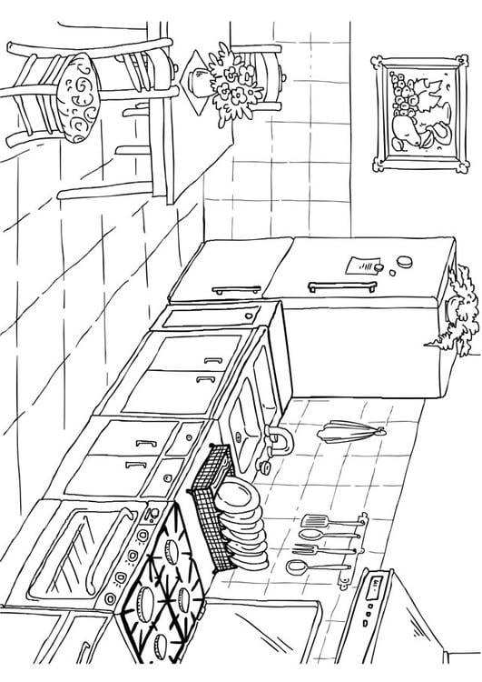 Kitchen #CookingTools #Pan  Online coloring pages, Coloring pages for  boys, Online coloring