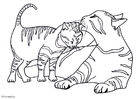 Coloring pages kittens