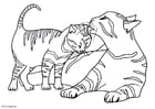 Coloring pages kittens