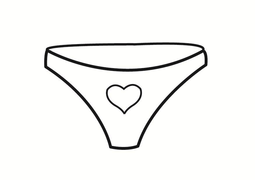 Coloring page knickers