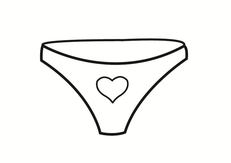 Coloring page knickers