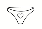 Coloring page knickers