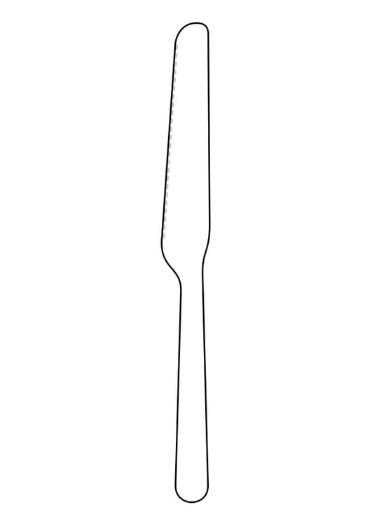 Coloring Page knife - free printable coloring pages - Img 19149