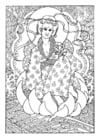 Coloring pages KuanYin