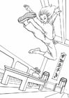 Coloring page kung fu
