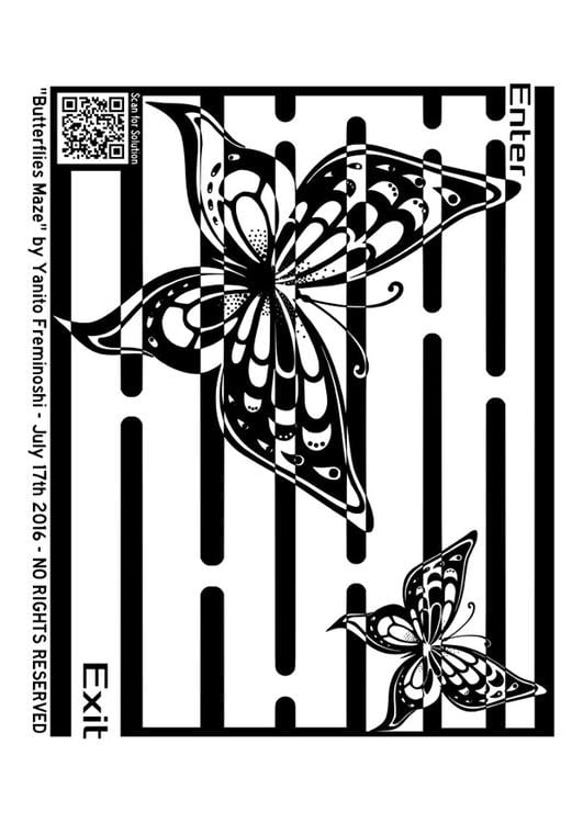 labyrinth - butterfly