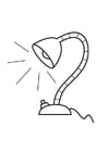 Coloring pages lamp