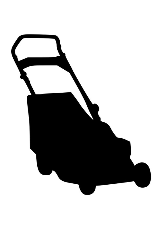 Coloring page lawn mower