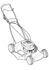 Coloring pages lawn mower