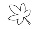 Coloring pages Leaf