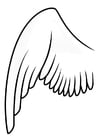 Coloring pages left wing