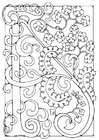 Coloring pages letter - A