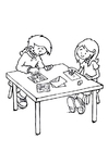 coloring-page letter-delivering process 1