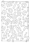 Coloring pages Letters