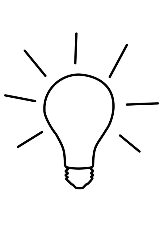 Coloring page light on