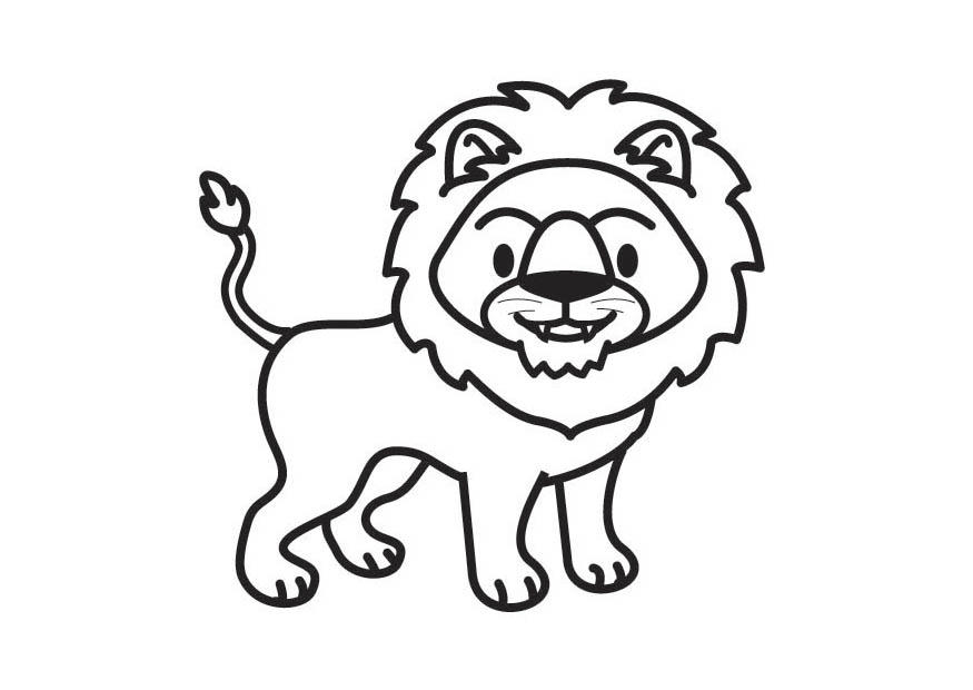 Coloring Page Lion - free printable coloring pages - Img 17574