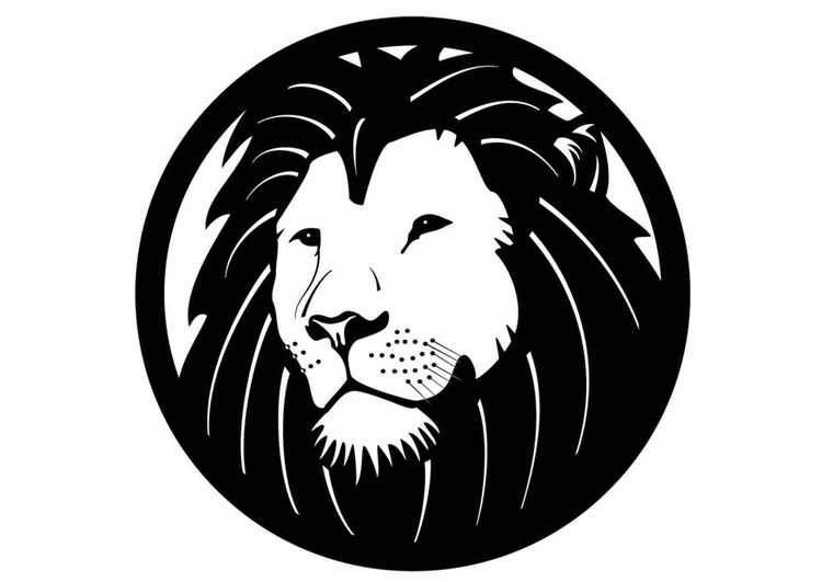 Coloring page lion