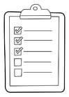 Coloring page list on clipboard