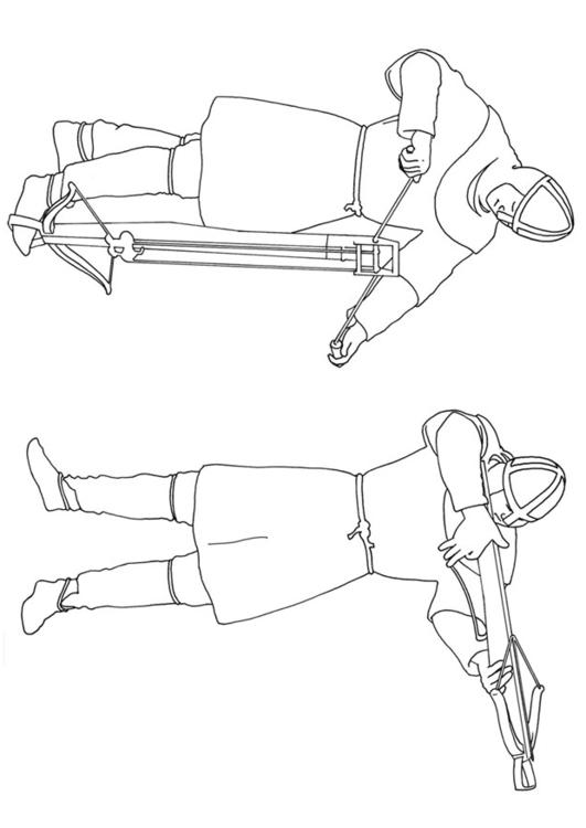 loading and shooting crossbow