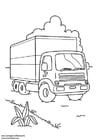 Coloring pages lorry