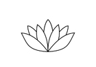 Coloring pages lotus flower