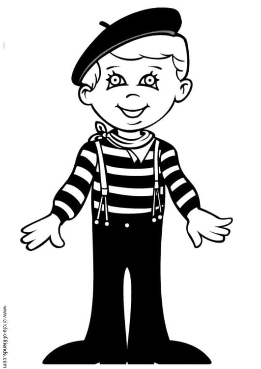 Coloring page Luc from France