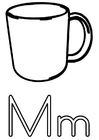 Coloring page m