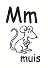 Coloring page m