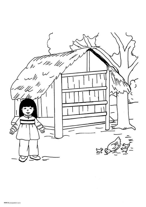 Coloring page Mai picture 12
