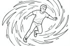 man teleports himself