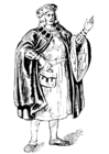 man with cloak