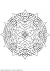 Coloring page mandala-1402d