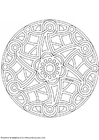 Coloring page mandala-1502c