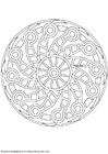 Coloring page mandala-1502d