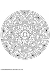 Coloring page mandala-1502e