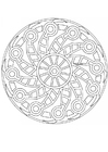 Coloring pages mandala-1502j