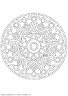 Coloring page mandala-1502l