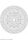 Coloring pages mandala-1502m