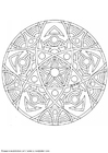 Coloring pages mandala-1502o