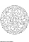 Coloring pages mandala-1502p