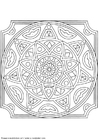 Coloring pages mandala-1502q