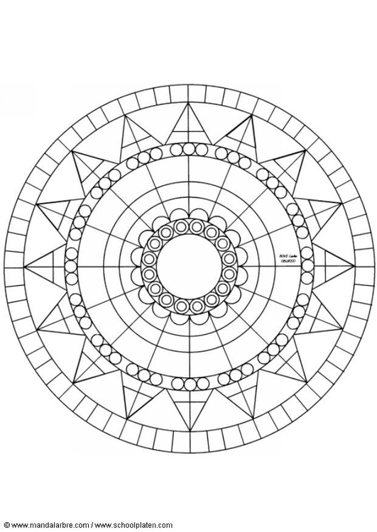 Coloring page mandala-1502x