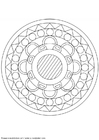 Coloring page mandala-1502y