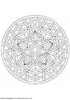 Coloring page mandala-1602e