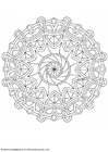 Coloring page mandala-1602g