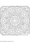 Coloring page mandala-1602i