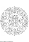 Coloring pages mandala-1602l