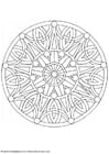 Coloring pages mandala-1702b