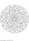 Coloring pages mandala-1702c